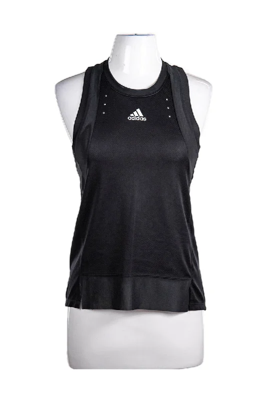 Adidas T-Shirt-- Hooded Caped Shawl Collar