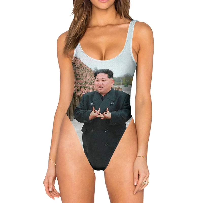 Suwoo Kim Swimsuit - High Legged Sporty Swimsuit Style