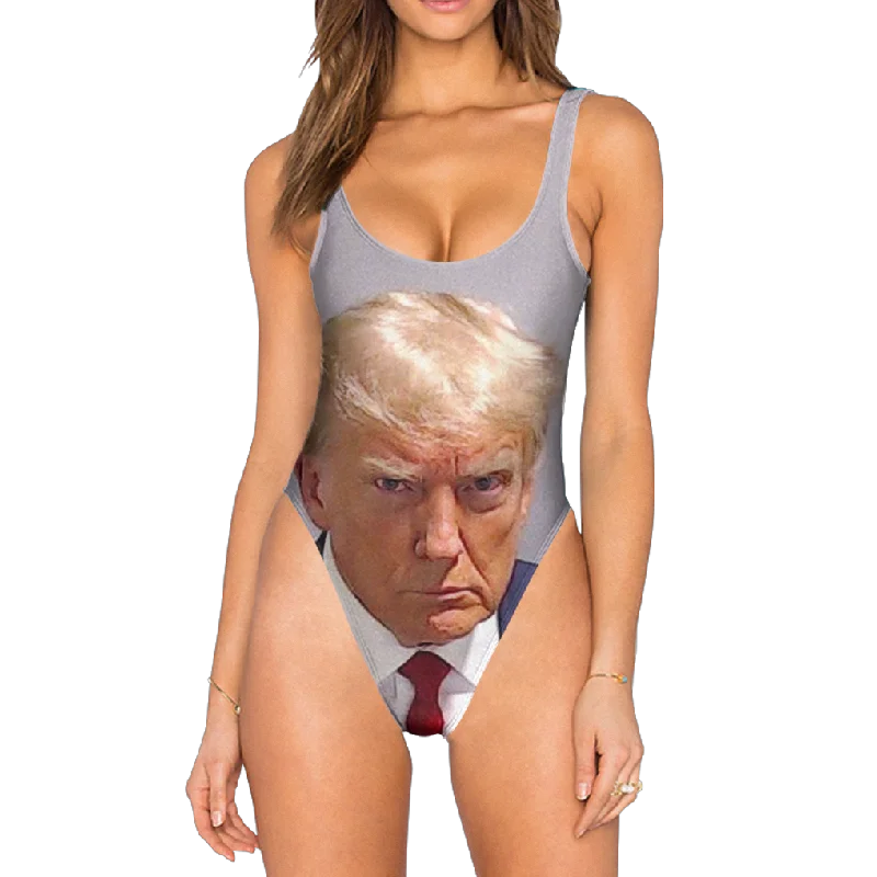The Mugshot Swimsuit - High Legged Sporty Swim Shorts