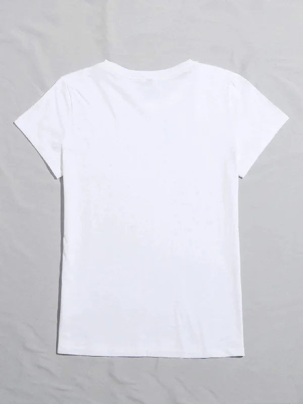Young Trendz Womens Half Sleeve Round Neck T.shirt (White)-- Satin Blend Silk Blend Wool Blend