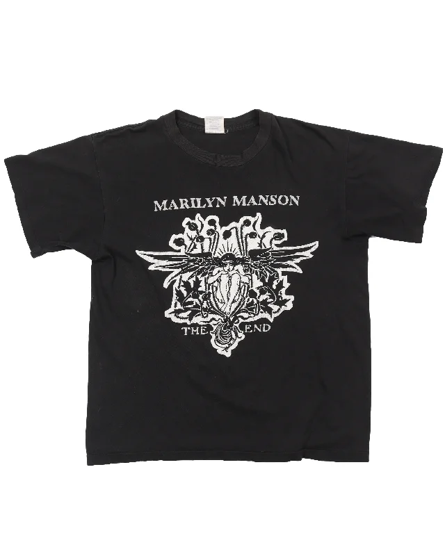 1998 Marilyn Manson 'The End' T-Shirt-- Elegant Classic Vintage