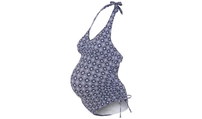 George Maternity Tile Print Swimsuit Chic Swimsuit Cover-Up