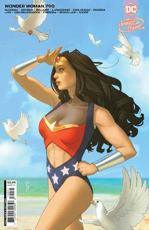Wonder Woman #790 Cover C W Scott Forbes Swimsuit Card Stock Variant Beach Ready Swimsuit Wonder Woman #790 Cover C W Scott Forbes Swimsuit Card Stock Variant Beach Ready Swimsuit