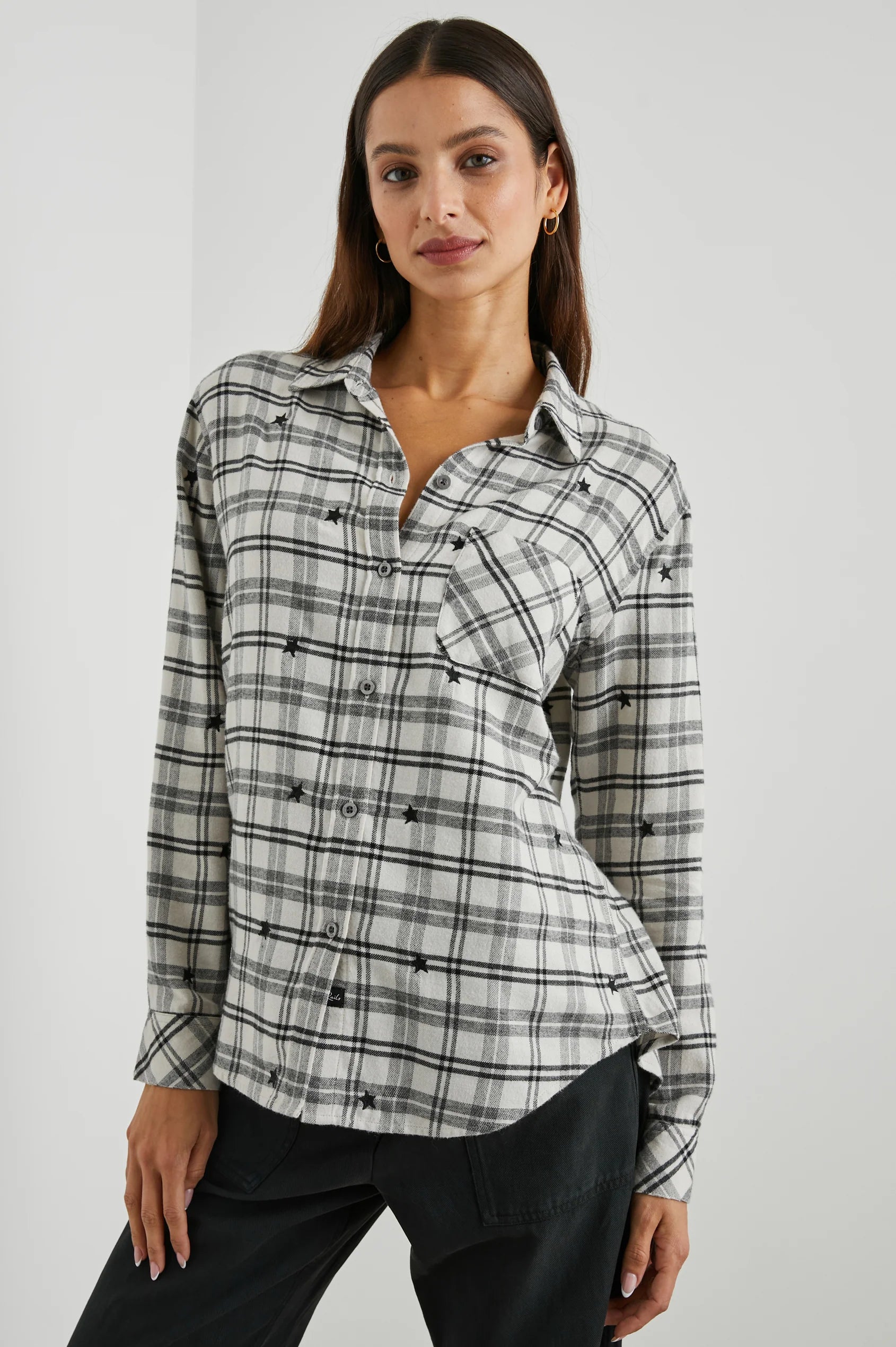 Milo Shirt-- Polka Dot Checkered Tartan