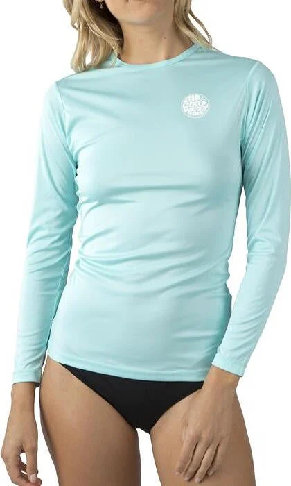 Whitewash Long Sleeve UV - Women's|-|T-Shirt anti-UV à manches longues Whitewash - Femme-- Silk Blend Satin Velvet Whitewash Long Sleeve UV - Women's|-|T-Shirt anti-UV à manches longues Whitewash - Femme-- Silk Blend Satin Velvet