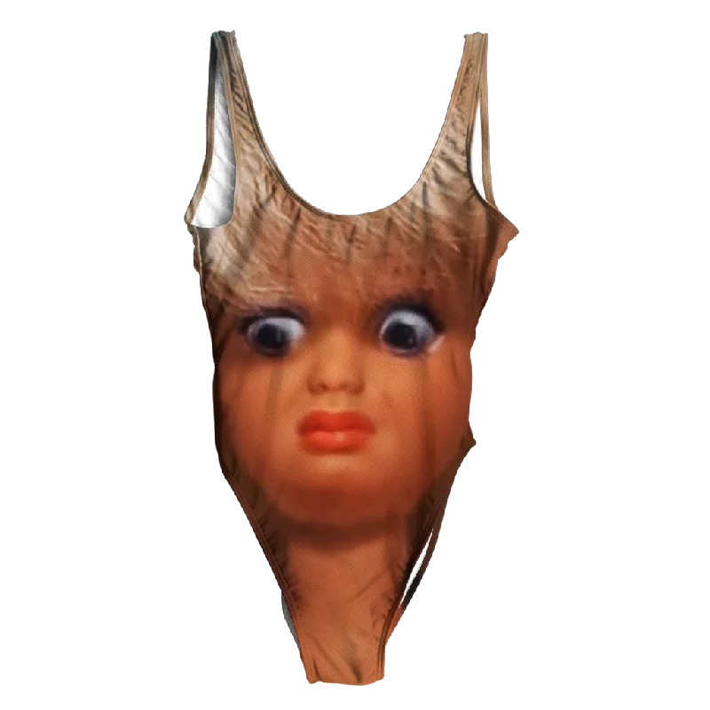 Disgust Barbie Swimsuit - Regular Sporty Swimsuit Style