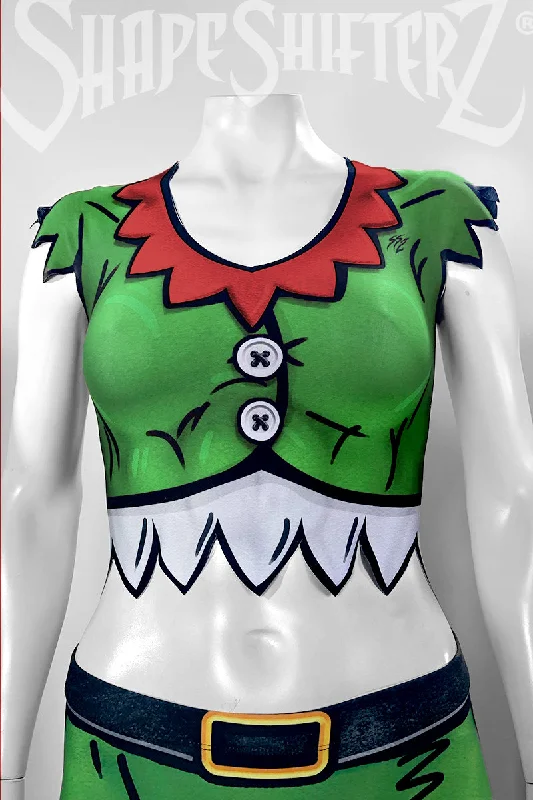 Green with RED collar