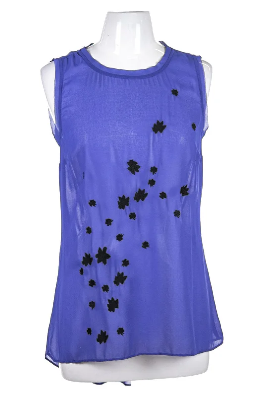 Simply Vera Vera Wang Shirt-- Solid Color Striped Floral