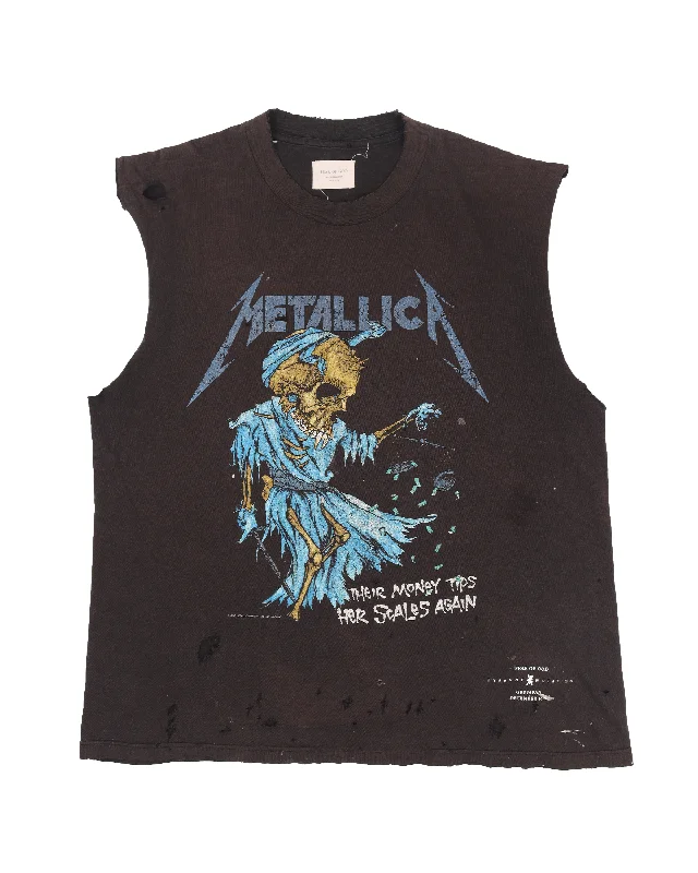 Resurrected GRS Japan Exclusive Metallica T-Shirt-- Chenille Blend Fleece Blend Nylon Blend Resurrected GRS Japan Exclusive Metallica T-Shirt-- Chenille Blend Fleece Blend Nylon Blend