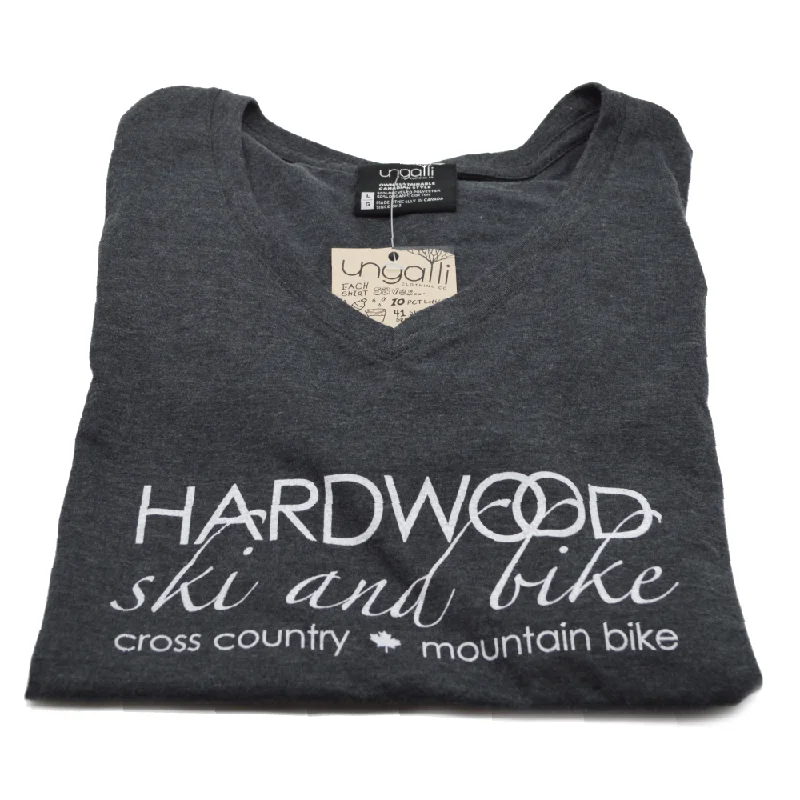 Women's Hardwood Logo T-shirt-- Cashmere Blend Cotton Blend Poly Blend