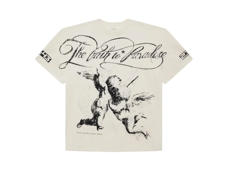 Path To Paradise T-shirt (White)-- Lace Blend Ribbed Blend Corduroy Blend