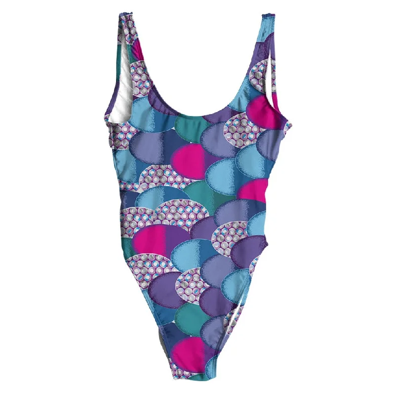Rainbow Fish Swimsuit - Regular Plunge Back Swimsuit