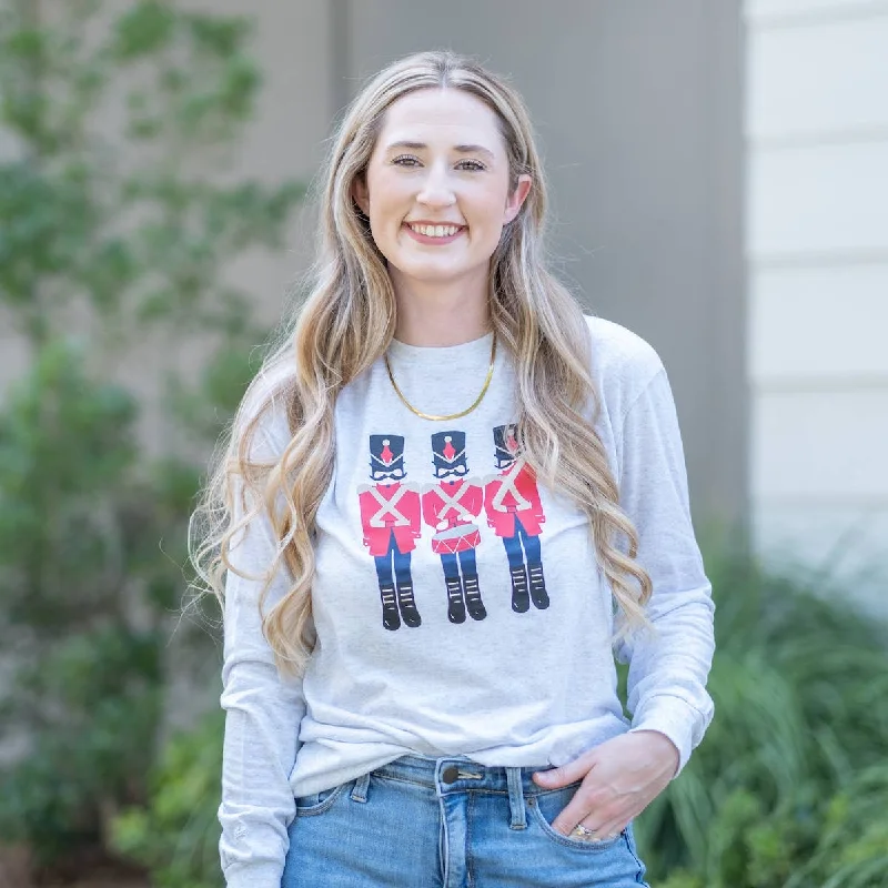 Women's Toy Soldier Long Sleeve Crew Neck T-Shirt: XSmall-- Machine Wash Dry Clean Hand Wash