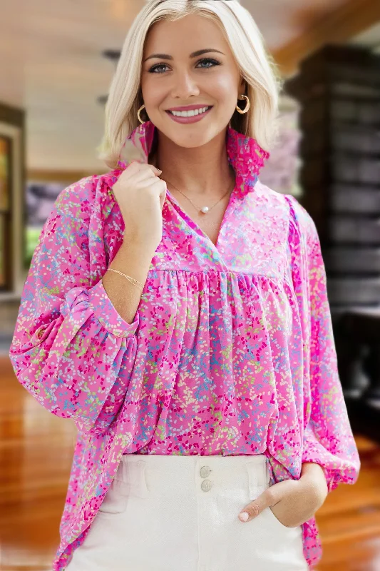 Confetti Collared Shirt-- Fitted T-Shirt Seamless Stretchy