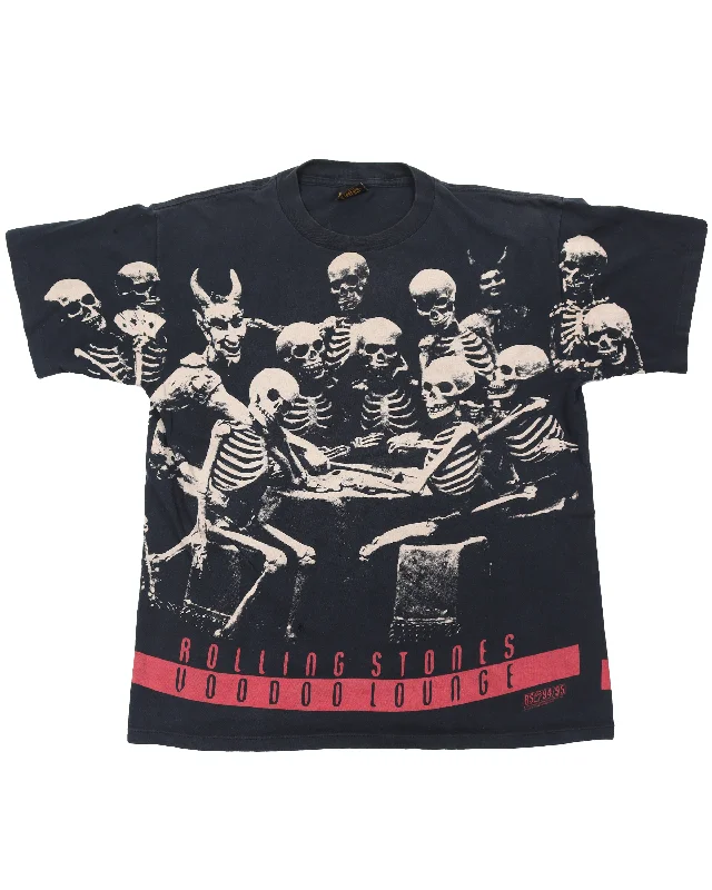 1994 Rolling Stones 'Voodoo Lounge' T-Shirt-- Handmade Hand-knitted Hand-woven