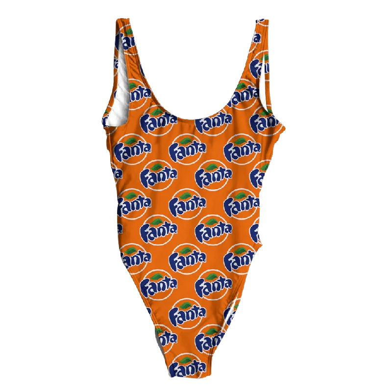 Fanta Pattern Swimsuit - Regular Playful Pattern Swimsuit