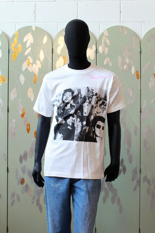 Vintage 1995 Autographed Duran Duran Thank You Tour Concert T-Shirt, Large-- Rayon Fabric Velvet Fabric Corduroy Fabric