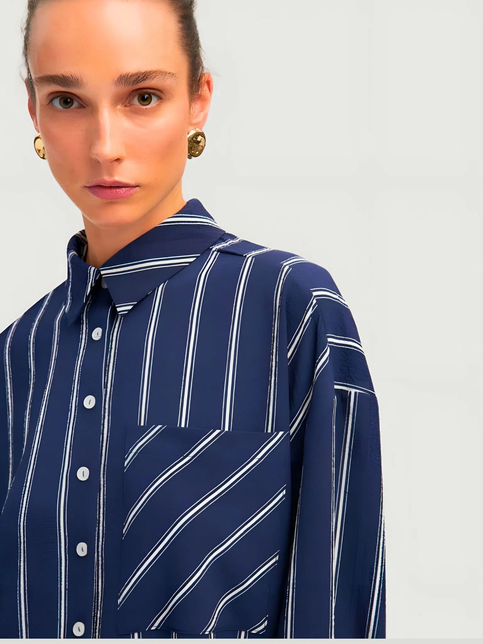 Navy Blue Stripes