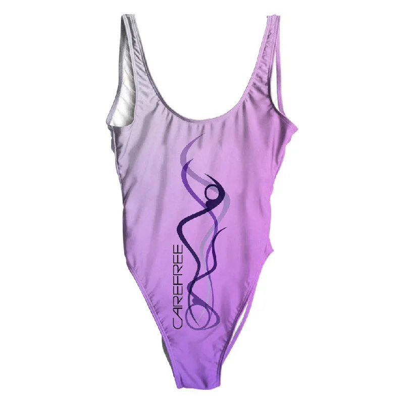 Carefree Swimsuit - Regular Shiny One-Piece Swimsuit