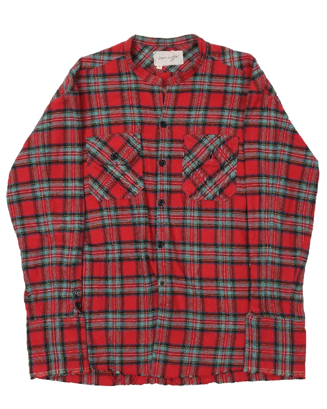 Arts District Long Kimono Studio Shirt-- Graphic T-Shirt Round Neck Polyester
