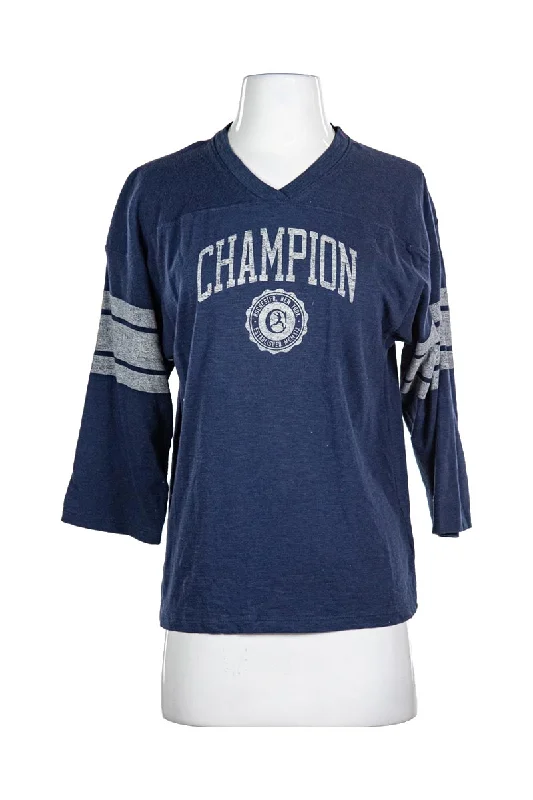 Champion Shirt-- Beaded Sequined Faux Fur