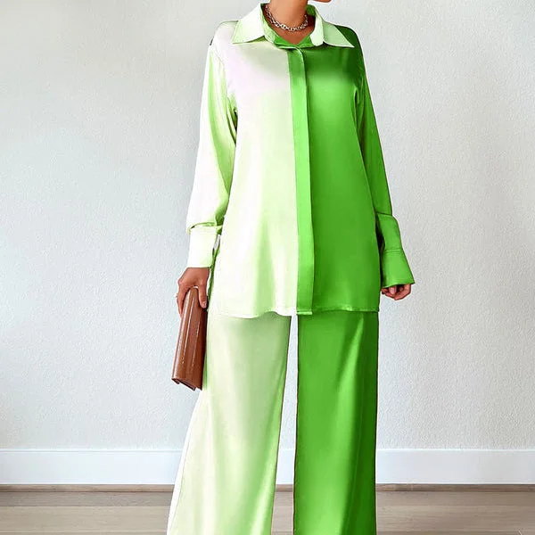 Liu Ming Fall Women Elegant 2023 New Product 2 Piece Outfits Long Sleeve Shirt Pants Suit-- Wool Fabric Cashmere Fabric Tweed Fabric Liu Ming Fall Women Elegant 2023 New Product 2 Piece Outfits Long Sleeve Shirt Pants Suit-- Wool Fabric Cashmere Fabric Tweed Fabric