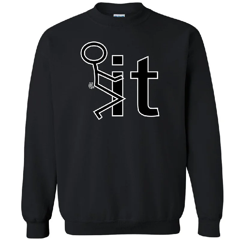 Zexpa Apparelâ„¢ F..ck It Funny Stick Men Unisex Crewneck Collage Party Drinking Sweatshirt Hoodie with Distressed Vintage Worn Zexpa Apparelâ„¢ F..ck It Funny Stick Men Unisex Crewneck Collage Party Drinking Sweatshirt Hoodie with Distressed Vintage Worn