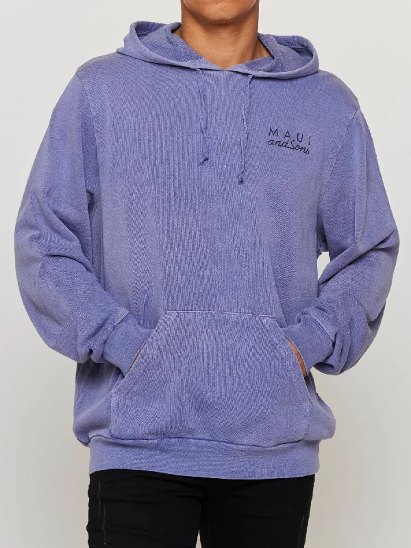 Cookie Logo Unisex Hoodie in Dust Purple Hoodie with Earth Tones Natural Calm