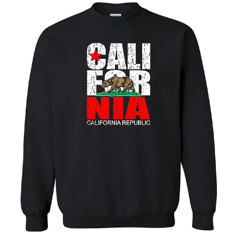 Zexpa Apparelâ„¢ Distressed California Republic Unisex Crewneck Cali Life Bear Sweatshirt Hoodie with Hidden Zipper Minimalist Clean Zexpa Apparelâ„¢ Distressed California Republic Unisex Crewneck Cali Life Bear Sweatshirt Hoodie with Hidden Zipper Minimalist Clean