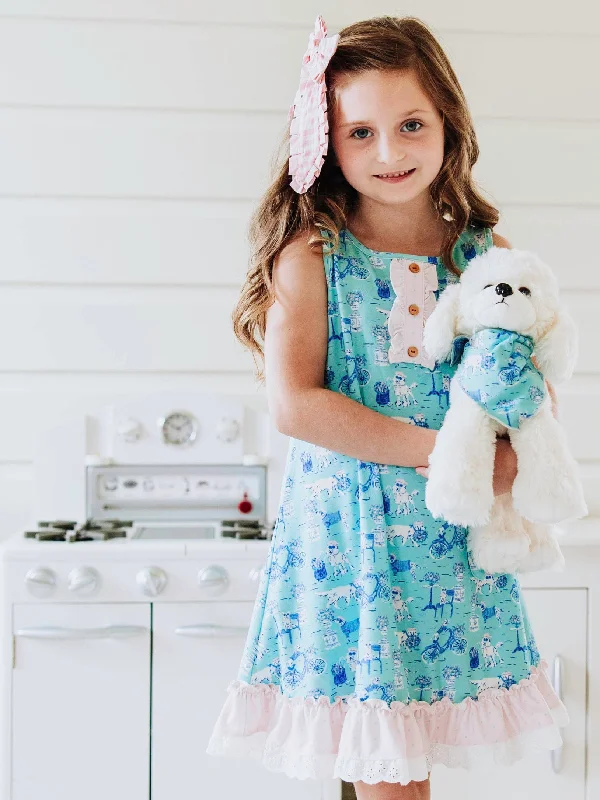 Everyday Play Dress - Dogs in Paris Tunics Fashionable trendy