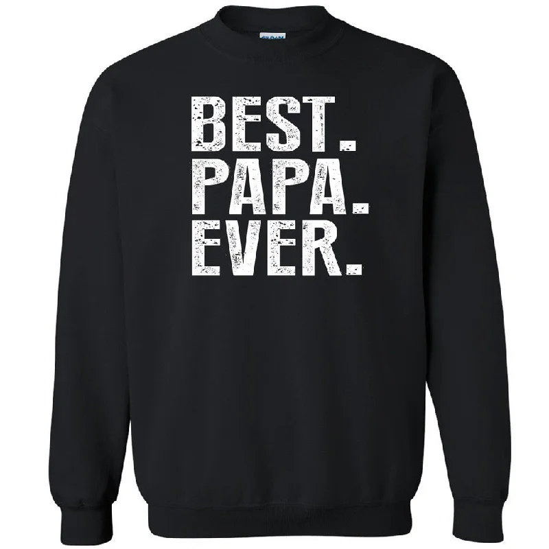 Zexpa Apparelâ„¢ Best Papa Ever Unisex Crewneck Father's Day Gift Best Dad Ever Sweatshirt Zip Hoodie Drawstring Kangaroo Pocket Zexpa Apparelâ„¢ Best Papa Ever Unisex Crewneck Father's Day Gift Best Dad Ever Sweatshirt Zip Hoodie Drawstring Kangaroo Pocket