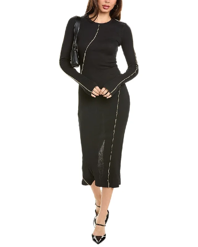 Helmut Lang Twist Sheath Dress Tunics Fall fleece