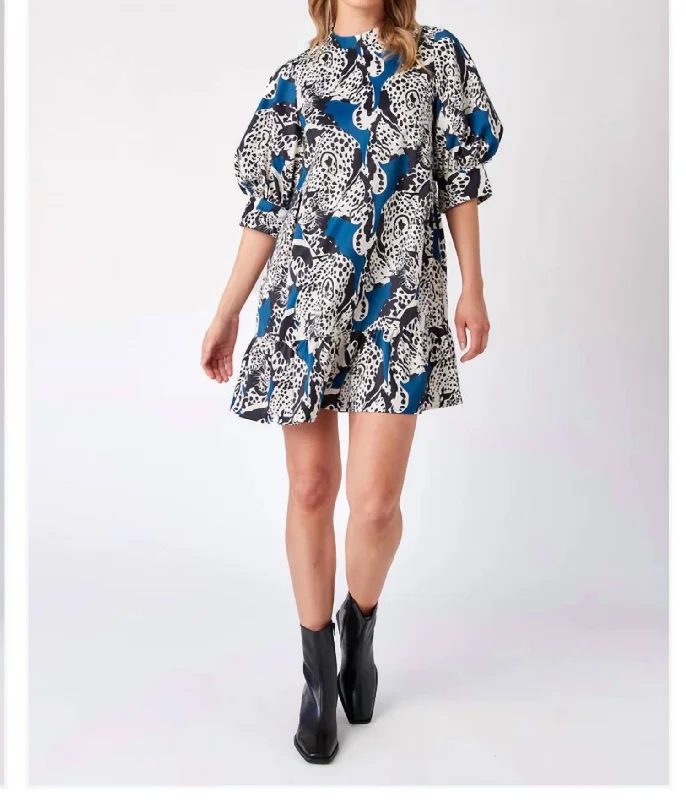 Brixton Dress In Multi Tunics Summer linen