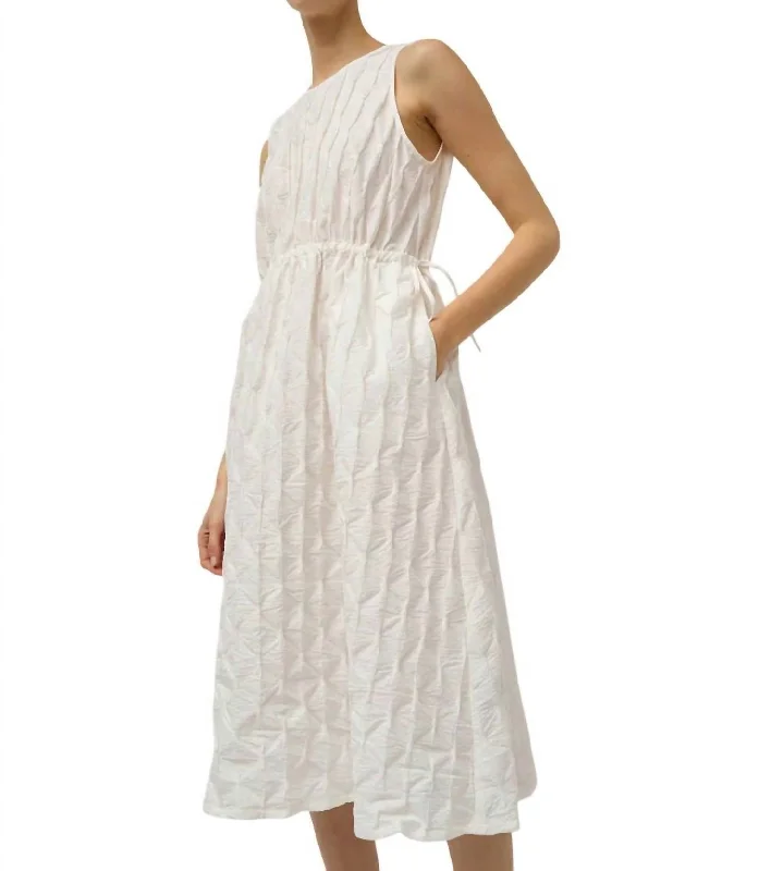 Cate Dress In White Tunics Party sparkling