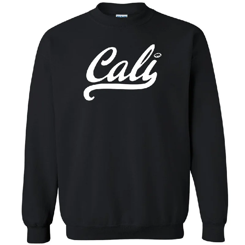 Zexpa Apparelâ„¢ Cali White Lettering Swosh Unisex Crewneck Golden California Sweatshirt Hoodie with Hem Elastic Stretchable Comfortable Zexpa Apparelâ„¢ Cali White Lettering Swosh Unisex Crewneck Golden California Sweatshirt Hoodie with Hem Elastic Stretchable Comfortable