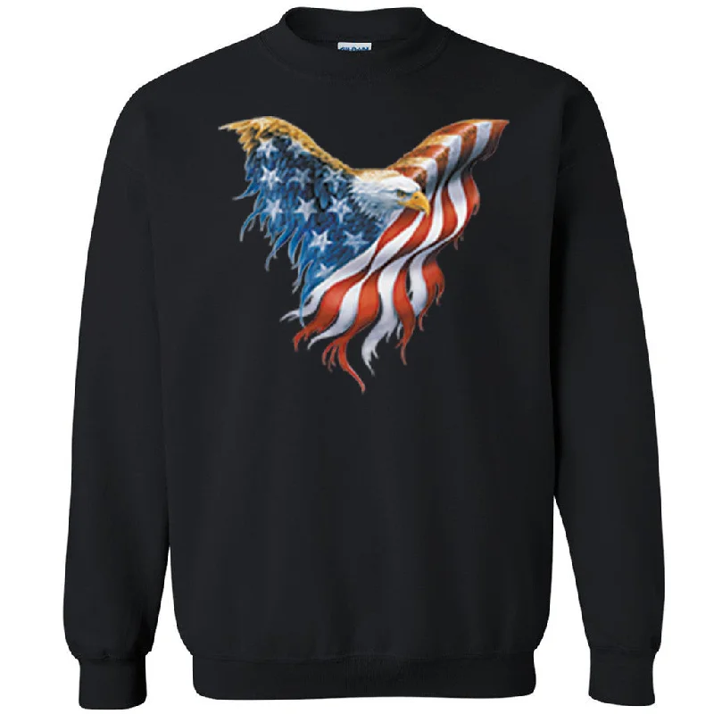 Zexpa Apparelâ„¢ American Flag Eagle Unisex Crewneck 4th of July Usa Patriotic Sweatshirt Hoodie with Button Classic Timeless Zexpa Apparelâ„¢ American Flag Eagle Unisex Crewneck 4th of July Usa Patriotic Sweatshirt Hoodie with Button Classic Timeless