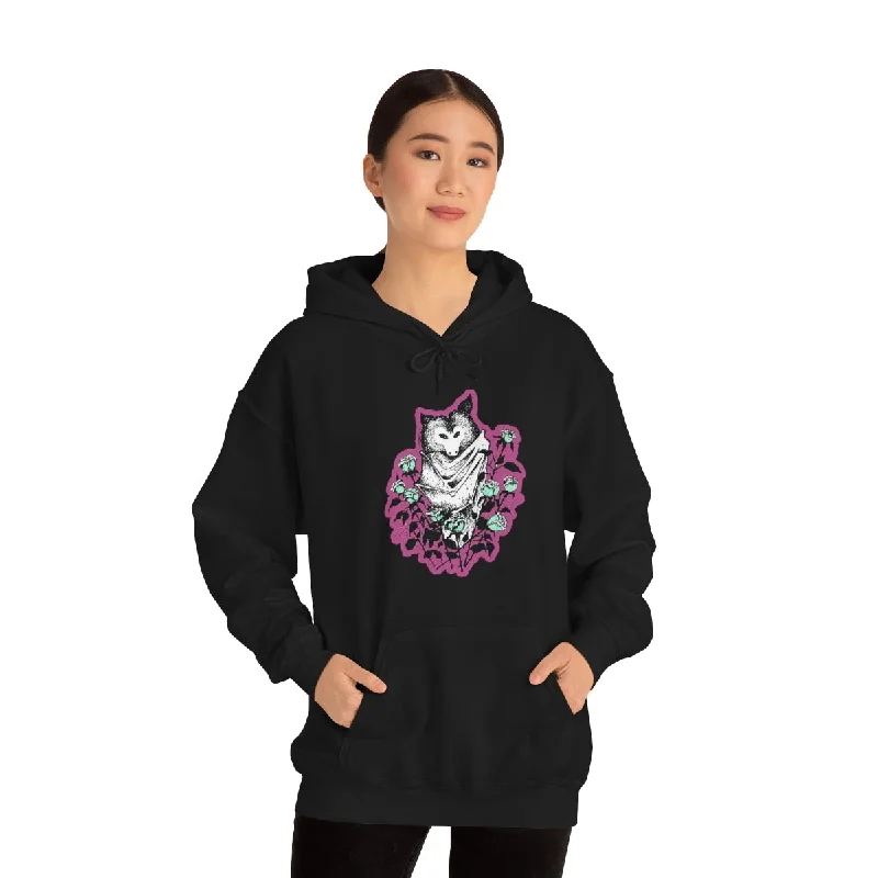 Unisex Heavy Blend™ Hooded Sweatshirt Hoodie with Snap Buttons Easy Quick