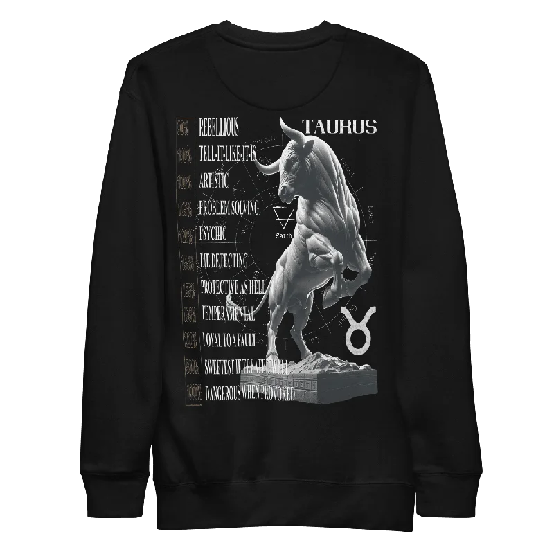 Deadpan Couture "Taurus" Unisex Premium Sweatshirt Hoodie Sweatshirt Pullover