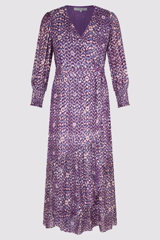 Dress Enza Dzr94z146 Purple Tunics Bridal satin