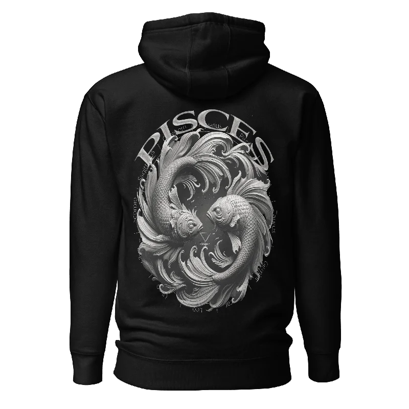 Deadpan Couture "Libra" Hoodie Hoodie with Hem Lace Feminine Delicate
