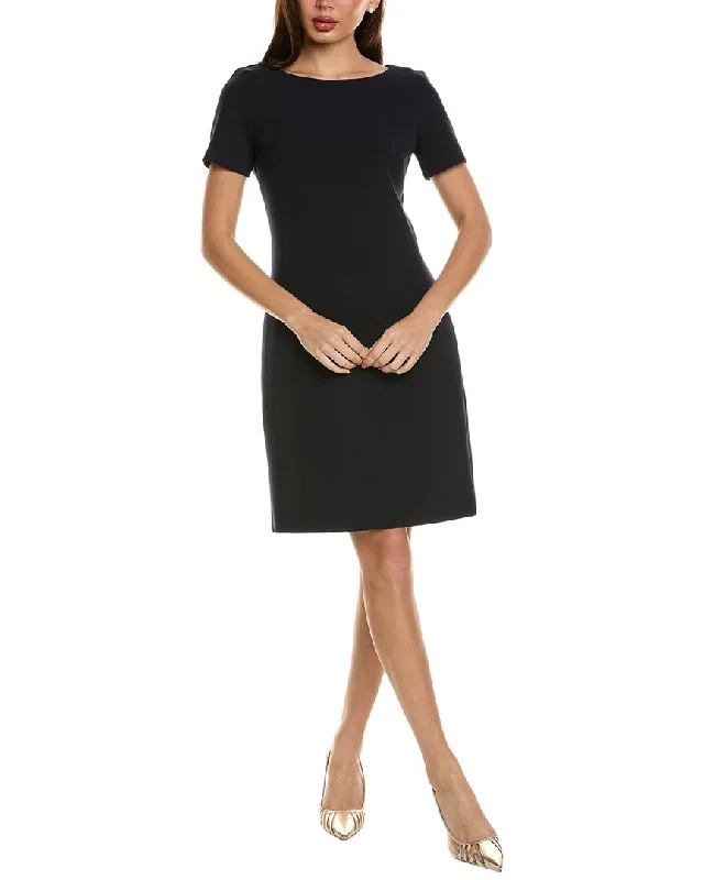 St. John Stretch Crepe Sheath Dress Tunics Exclusive limited
