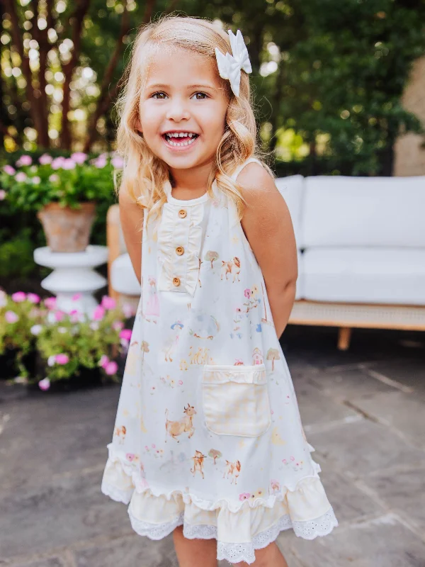 Everyday Play Dress - Nursery Rhyme Check Tunics Distressed trendy