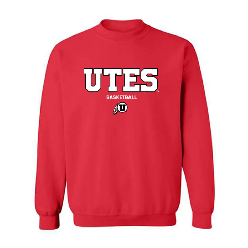 Utah - NCAA Women's Basketball : Grace Foster - Classic Shersey Crewneck Sweatshirt Hoodie with Batwing Sleeves Loose Dramatic Utah - NCAA Women's Basketball : Grace Foster - Classic Shersey Crewneck Sweatshirt Hoodie with Batwing Sleeves Loose Dramatic