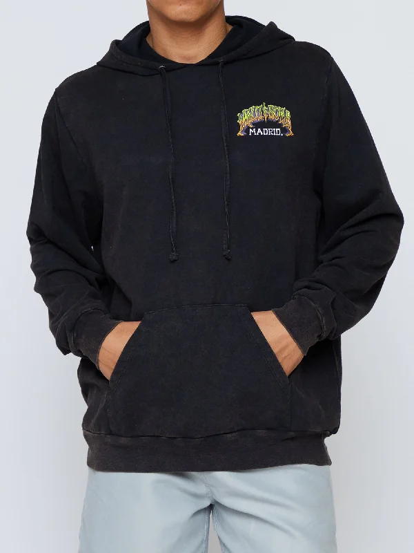 Maui and Sons x Madrid Brnwave Hoodie Hoodie with Hidden Zipper Minimalist Clean
