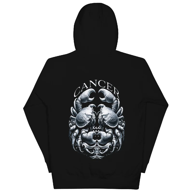 Deadpan Couture "Cancer" Unisex Hoodie Cotton Hoodie Fleece Lining Warmth
