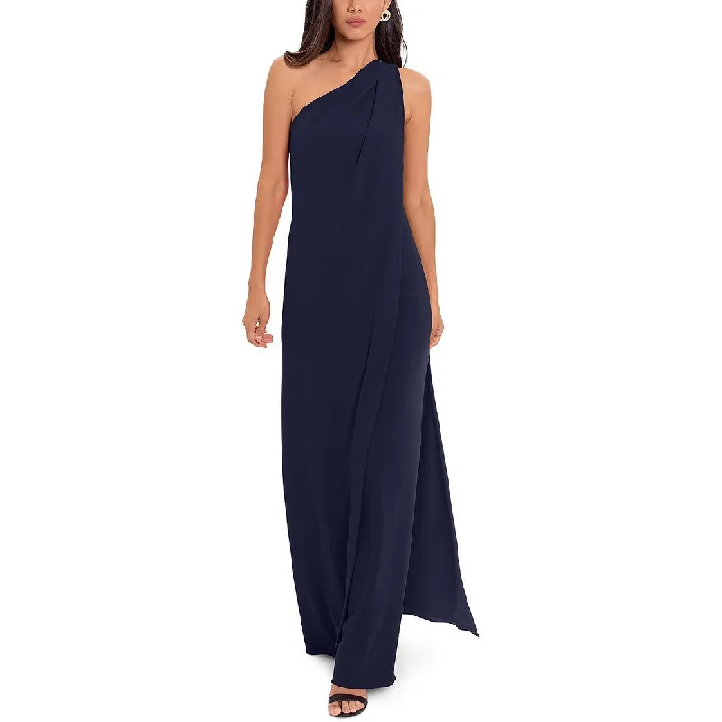 Betsy & Adam Womens Overlay Maxi Evening Dress Tunics Stylish elegant