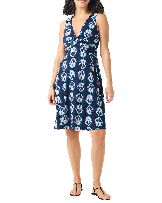 NIC+ZOE Ocean Batik Dress Tunics Fleece cozy