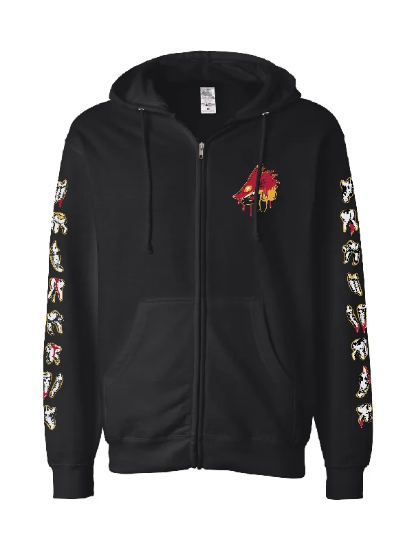Eat The Rich · Zip Up Hoodie Hoodie with Logo Branding Identity