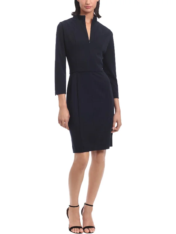 Womens Career Office Wear To Work Dress Bodycon Club Sequined