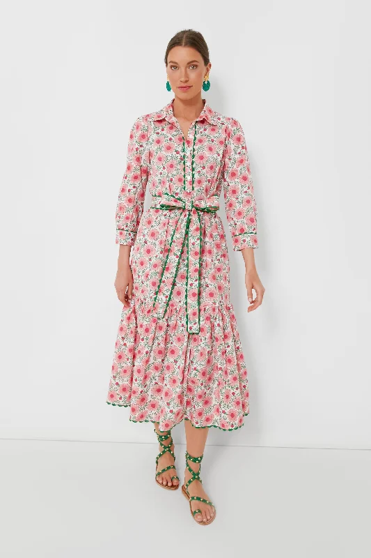 Marigold Blush Margot Dress Turtleneck Neckline Stylish